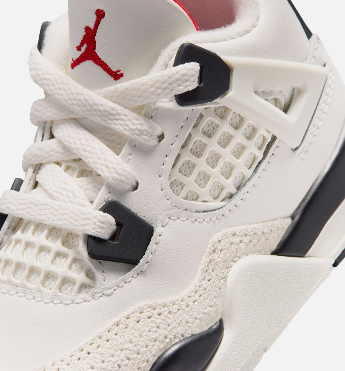 Air Jordan 4 Retro Flight Club – Infant & Toddler Lifestyle Shoe | Sail/Black/University Red