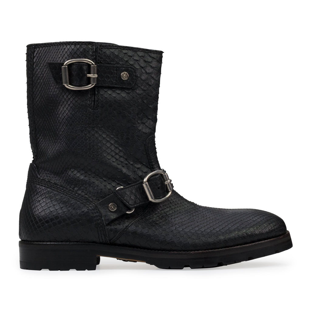 Black Snakeskin Boots