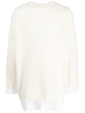 MM6 Maison Margiela sweater with a distressed finish