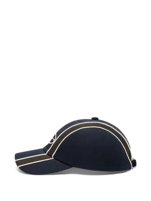 Jacquemus striped La Casquette Aero logo baseball cap