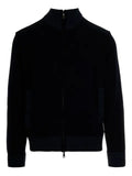 Paul & Shark zipped ribbed-hem cardigan