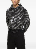 Karl Lagerfeld Jeans relaxed all-over-print hoodie