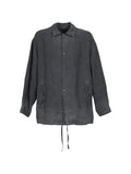 PORTER CLASSIC linen coach shirt jacket