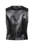 John Richmond leather waistcoat