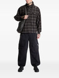 ROA Logger hooded checked shirt
