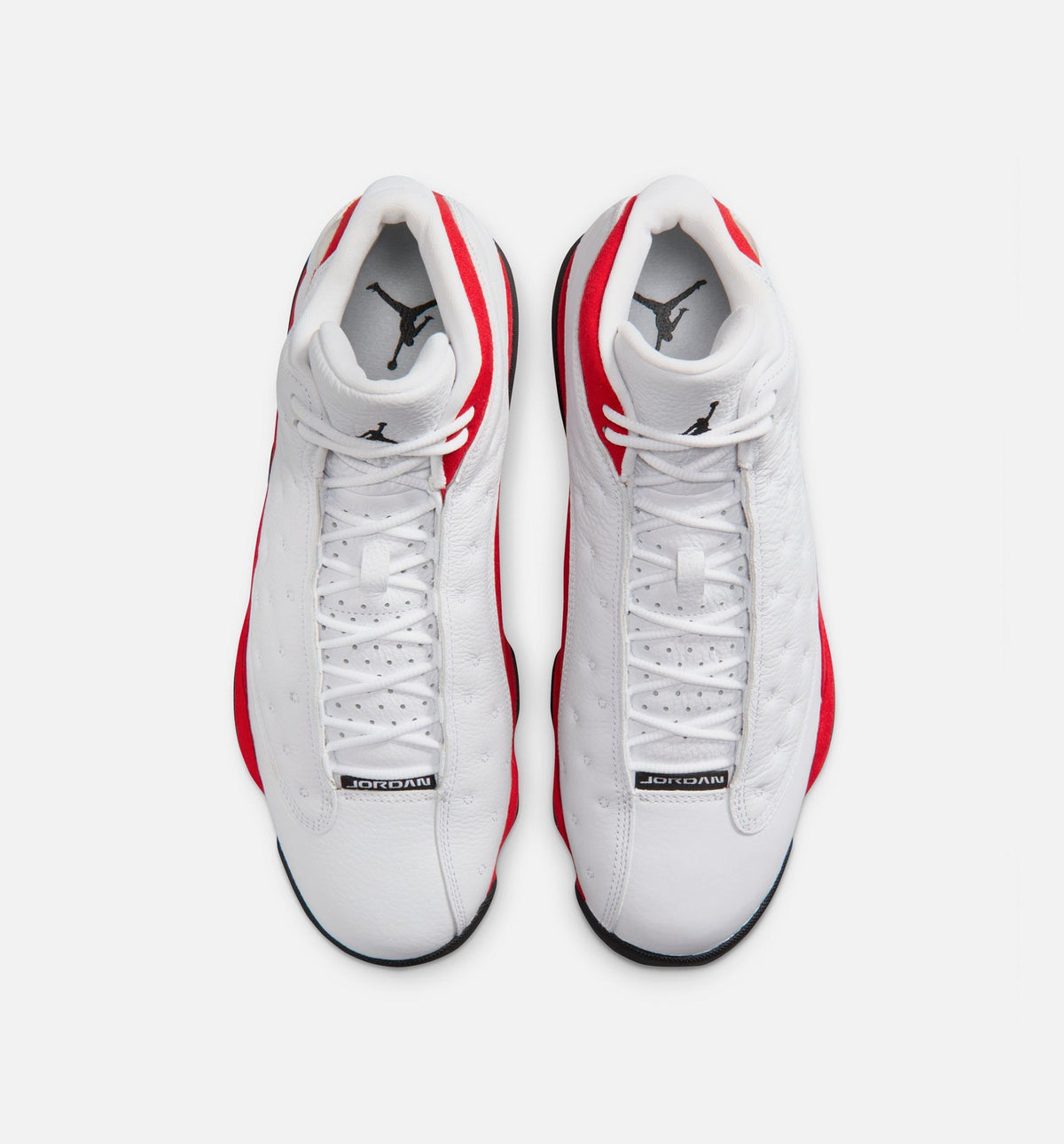 Air Jordan 13 Retro White and University Red Men's – White/Black/True Red